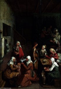 The Birth Of The Virgin — Albrecht Dürer