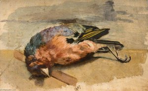 Study Of A Dead Chaffinch — George Cartlidge