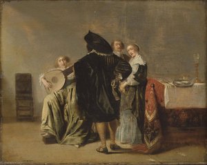 Lute Player — Pieter Jacobsz Codde