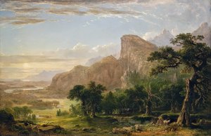 Landscape - Scene From `thanatopsis` — Asher Brown Durand, Hudson River School