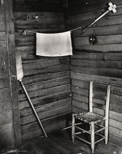 Kitchen corner, tenant farmhouse, hale county, alabama