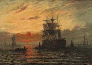 The Flagship At Dusk