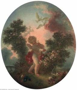 Love The Sentinel — Jean-honoré Fragonard, Rococo