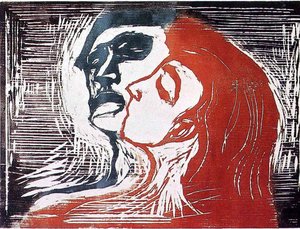 Man And Woman I — Edvard Munch