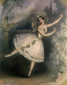 Carlotta Grisi As Giselle — Augustus Jules Bouvier