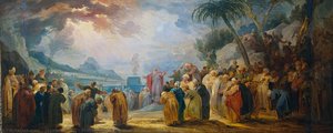 Moses Choosing The Seventy Elders, Jacob De Wit, 1736 - 1737 — Jacob De Wit