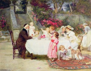 His First Birthday — Frederick Morgan