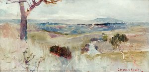 Dandenongs From Heidelberg — Charles Edward Conder
