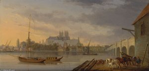 A View Of Westminster Bridge And The Abbey From The South Side — William Anderson