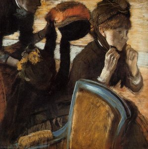At The Milliner's 1 — Edgar Degas