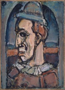 Profile Of A Clown — Georges Rouault