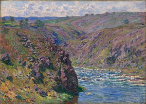 Valley Of The Creuse, Sunlight Effect — Claude Monet