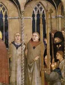 Burial Of St Martin (detail) — Simone Martini