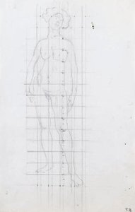Standing Female Nude — Ferdinand Hodler