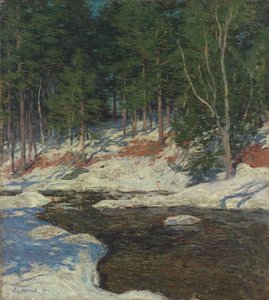 Icebound — Willard Leroy Metcalf, Impressionism