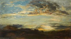 Autumnal Sunset — James Lawton Wingate