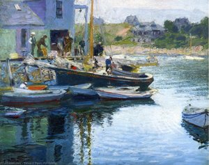 Gloucester Bay And Dock — Edward Henry Potthast