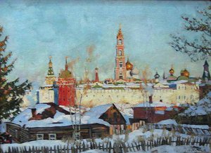 The View Of Troitse-sergiyev Monastery From West — Konstantin Yuon