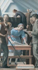 St Luke's Printing Works (study for a large painting)