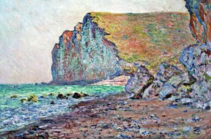 Cliffs Of Les Petites-dalles — Claude Monet, Impressionism
