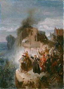 Kenau Defending Haarlem From The Spanish Invaders