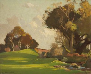 Landscape With Trees — Samuel John Lamorna Birch