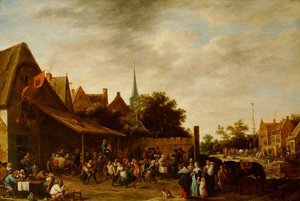 A Village Wake On St George's Day — David Teniers The Younger