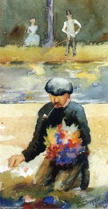 Picking Flowers — Maurice Brazil Prendergast