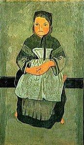 Petite Bretonne Assise — Paul Sérusier