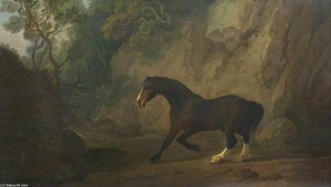 Horse Frightened By A Snake — Sawrey Gilpin