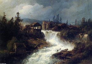 Logging In The Mountains — Herman Herzog