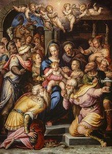 The Adoration Of The Magi — Giorgio Vasari, Renaissance Mannerism