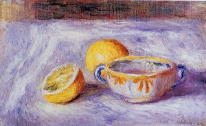 Still Life With Lemons — Pierre-auguste Renoir