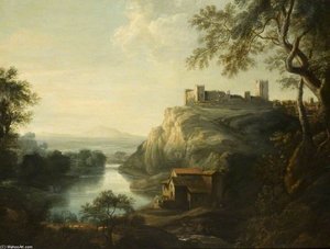 Richmond Castle, Yorkshire — George Washington Thomas Lambert
