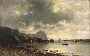 Fjord Landscape — Adolf Kaufmann