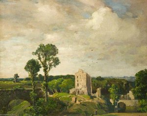 Old Norham On Tweed — Samuel John Lamorna Birch