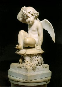 Puck On A Toadstool — Harriet Goodhue Hosmer