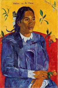 Vahine No Te Tiare (also Known As Woman With A Flower) — Eugène Henri Paul Gauguin