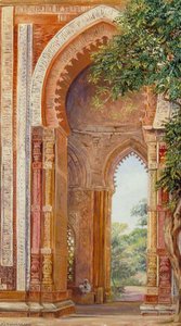 Tomb Of Ali Ud Deen And Neem Tree, Delhi — Marianne North