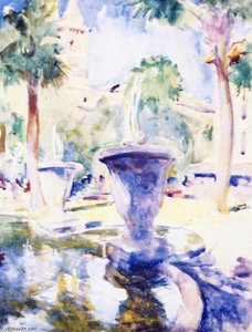 St. Augustine Fountain — Charles Webster Hawthorne