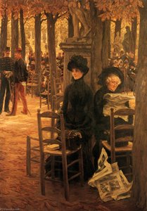 English Without A Dowry (also Known As Sunday In The Luxembourg Gardens ) Français Sans Dot — Jacques Joseph Tissot