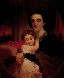 Mrs. Robert Levi Todd (sallie Woodson Hall) And Daughter Matilda Téte — George Caleb Bingham