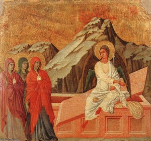 The Holy Women At The Sepulchre, - — Duccio Di Buoninsegna