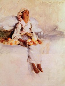 The Little Fruit Seller — John Singer Sargent