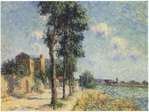 Quay At Pontoise — Gustave Loiseau