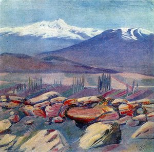 Aragats And Mount Ara — Martiros Sarian