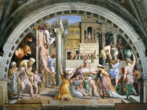 The Burning Of The Borgo — Raphael