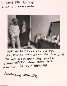 Untitled I Love The Picture I Am A Homosexual Maybe If I Send One Of The Pictures You Gave To Me Jim To My Nephew He Will Understand How Hard His Uncle Is Struggling Ferdinand Monette, From The Series Rich And Poor — Jim Goldberg