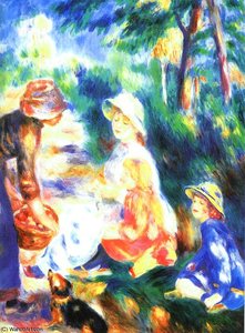 The Apple-seller, Oil On Canvas, Cleveland Muse — Pierre-auguste Renoir