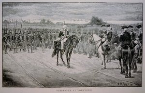 Lord Cornwallis Surrenders To George Washington